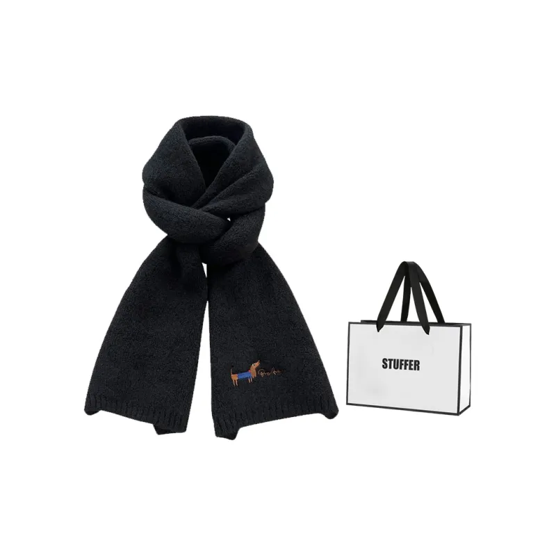 STUFFER Contains Wool Knit Scarves Unisex-24