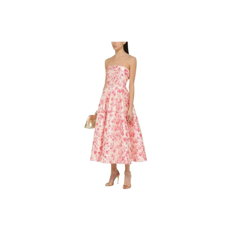 PHILOSOPHY DI LORENZO SERAFINI Floral print Midi Dress-4
