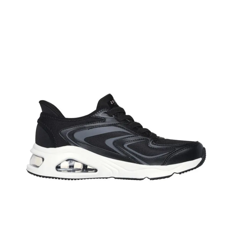 Skechers Slip Ins Slip Resistant, Abrasion Resistant, Waterproof Low Top Casual Shoes Women's Black-1