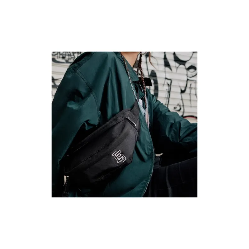 LiNing Polyester Sling Bag, Fanny Pack Regular Unisex Black-2
