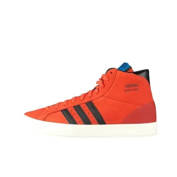 Adidas Originals Basket Profi Anti-Slip Wear-Resistant High-Top Skateboard Shoes Unisex Orange