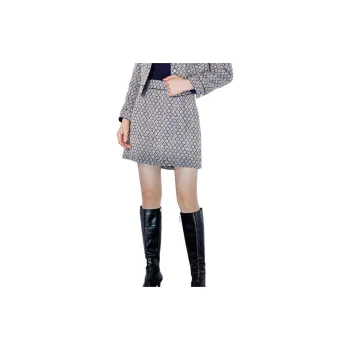 BBLLUUEE Casual Short Skirts Women's Ink Blue