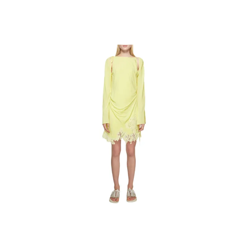 Acne Studios Floral lace Detail Mini Dress-1