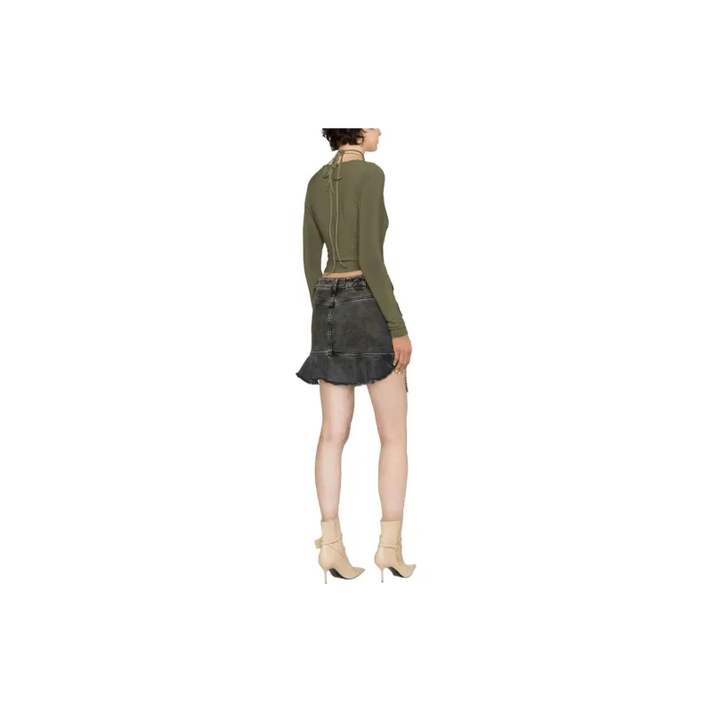 Blumarine Casual Short Skirts Women's Black-2