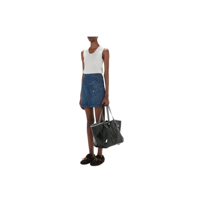 JW Anderson Twisted Denim Mini Skirt-1