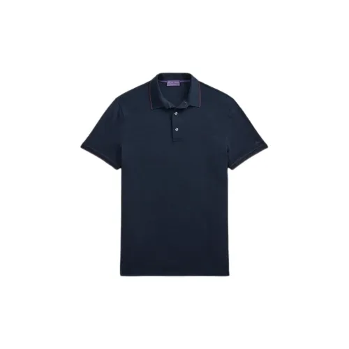 Ralph Lauren Purple Label Polo Shirts Men Blue