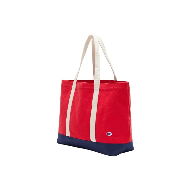 Champion Cotton Tote Bag, Shopping Bag, Shoulder Bag, Handbag Regular Unisex Red-0