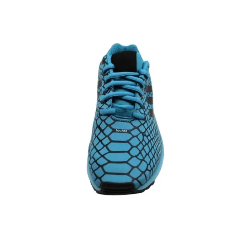 Adidas Zx Flux Techfit Core Black/Blanch Sea Blue-3