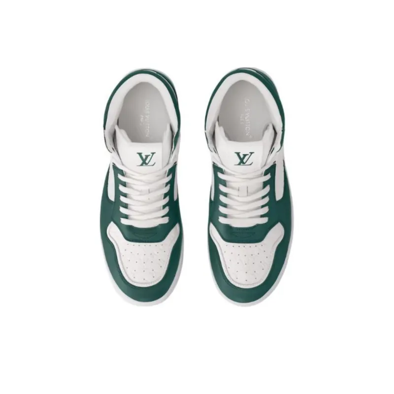 LOUIS VUITTON Stadium Low Top Skateboard Shoes Women's Green-3