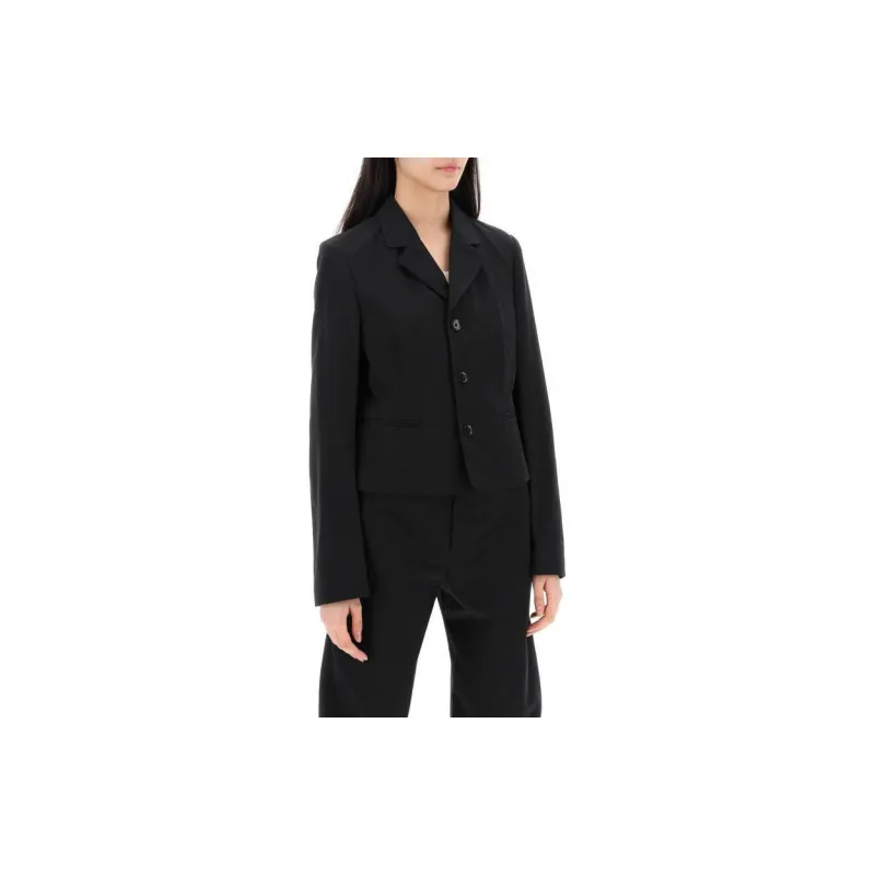 Lemaire Single Breasted Cropped Blazer-1