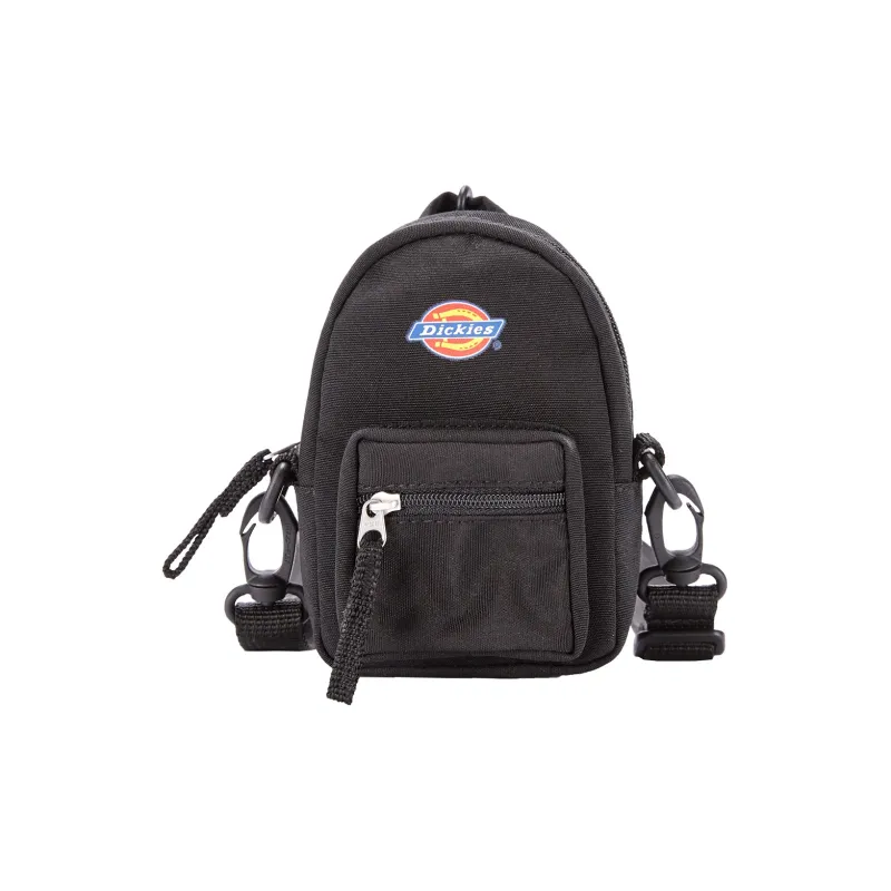 Dickies Polyester Key Pouch Regular Unisex Burgundy/Pumpkin Orange/Black-8