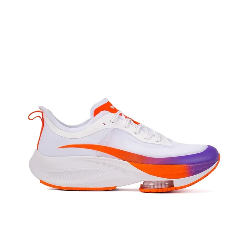 VOIT Running Shoes Unisex Low Top White Iridescent-1