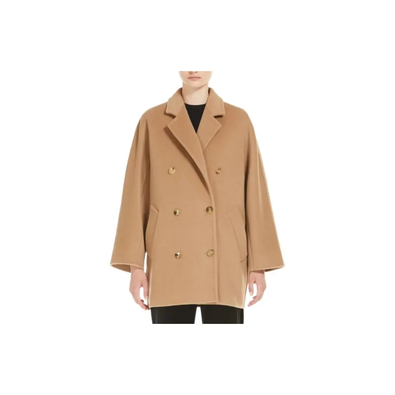 MaxMara Double Breasted Long Sleeved Coat-2