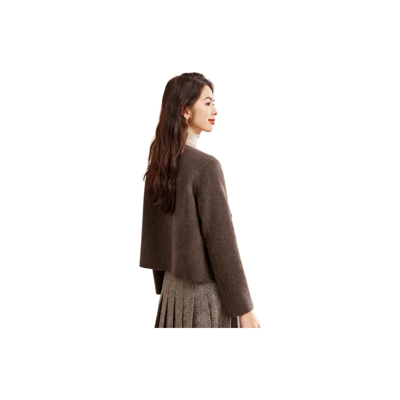 CARBAMMI Coats Women's Coffee-1