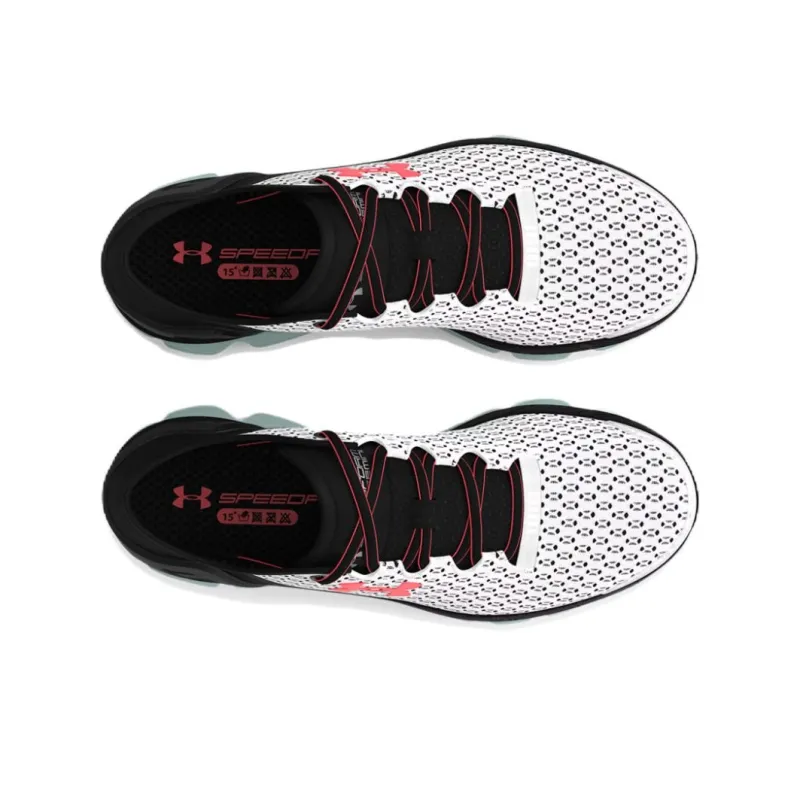 Under Armour Speedform Gemini Anti Slip Wear Resistant Breathable Lightweight Low Top Running Shoes Unisex White-4