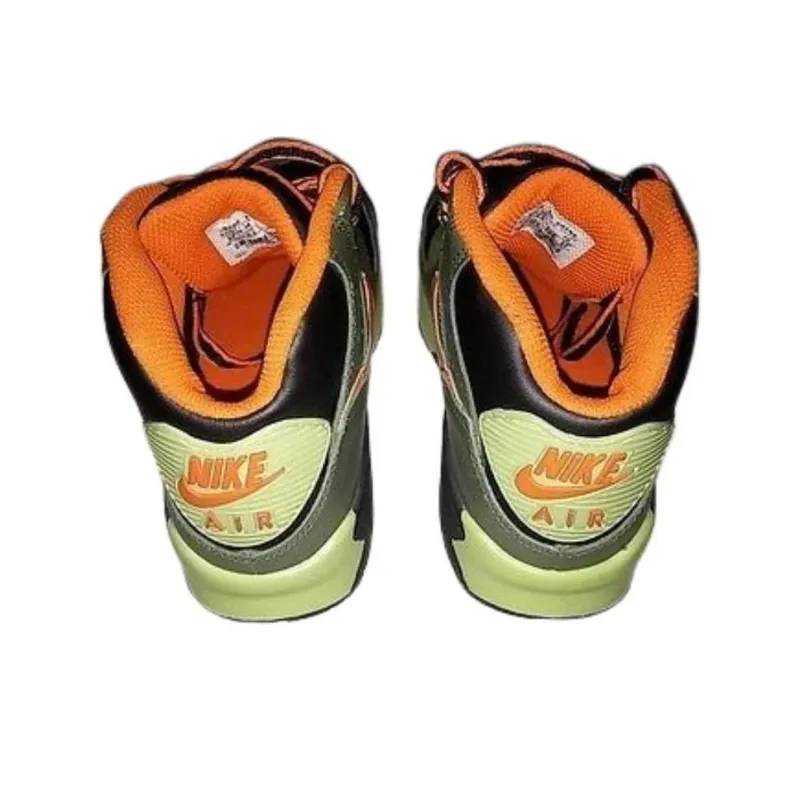Nike Air Max 90 Boot Army Olive Orange Blaze GS-2