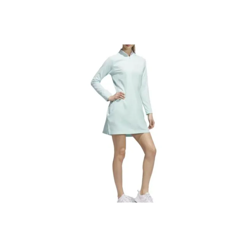 Adidas Long-Sleeved Dresses Women's Light Blue-5
