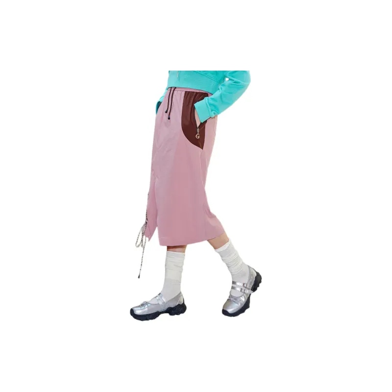 Coolhut Casual Long Skirt Women's Pink-3