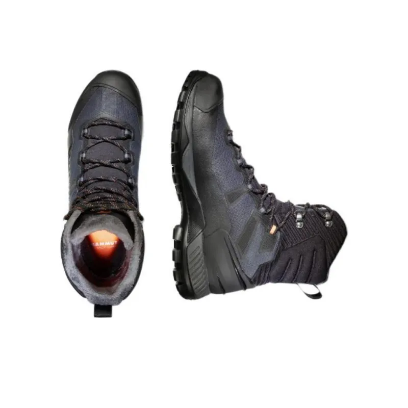 MAMMUT Blackfin 3 Anti Slip Wear Resistant High Top Hiking Shoes Men's Black-3