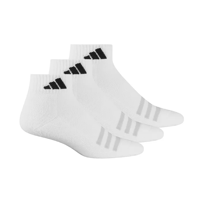 Adidas Ankle Socks Unisex White 9 Double Loads-1