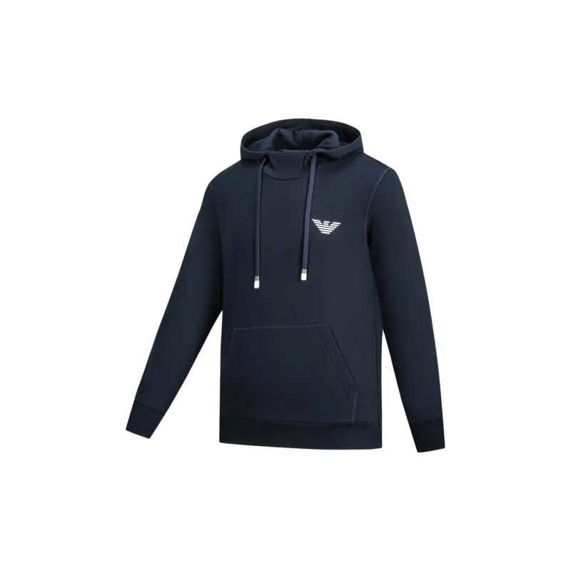 EMPORIO ARMANI Logo embroidered Hoodie-2