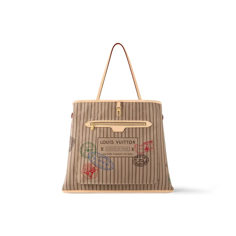 LOUIS VUITTON Neverfull Bandouliere Gm Inside Out Monogram/Beige-1