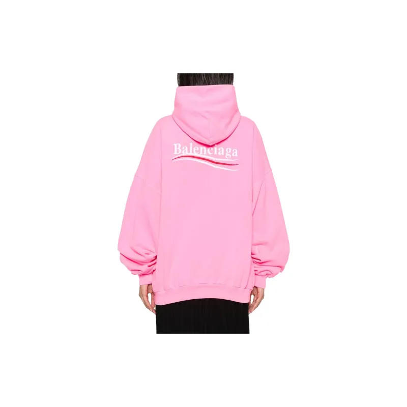 Balenciaga FW23 Sweatshirt Loose Fit Style Women's Pink-2