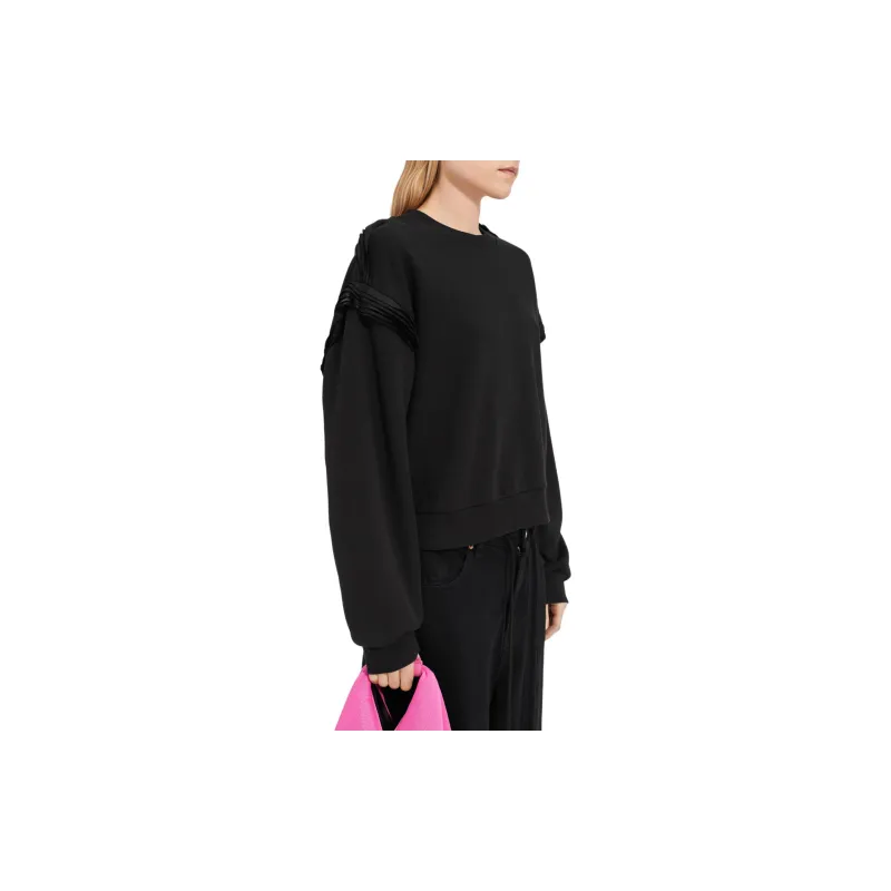 MM6 Maison Margiela Unbrushed Cotton Jersey Sweatshirt-4