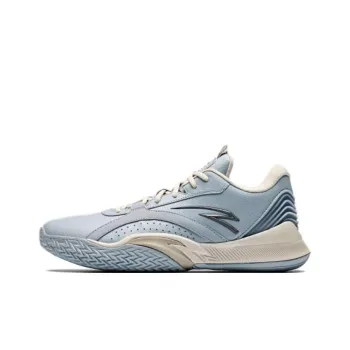 Anta Windhole 5th Generation Anti Slip Wear Resistant Low Top Basketball Shoes Men's Blue White