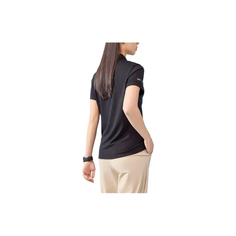 Anta Variety Training Collection Polo Shirt Women's Basic Black-3