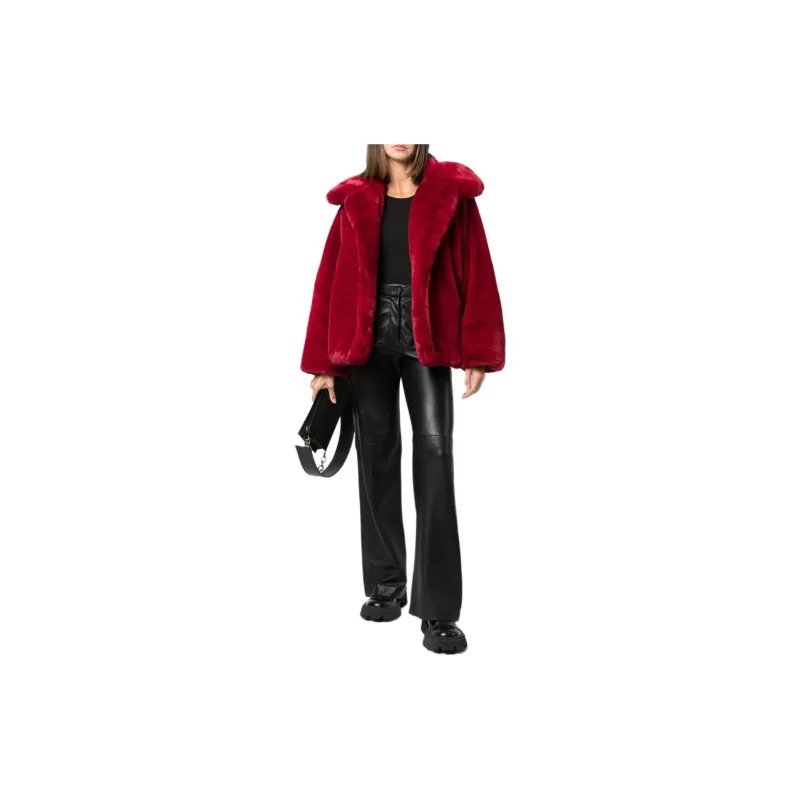 STYLAND Oversize-cut Faux-fur Jacket-1