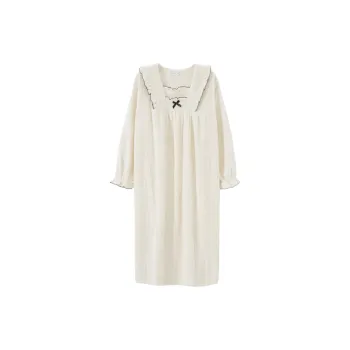 Ta Yan Winter Nightgown Women's Apricot