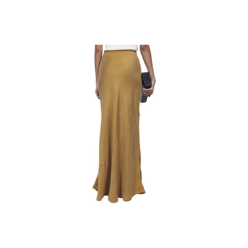 RODEBJER Casual Long Skirts Women's Yellow-4
