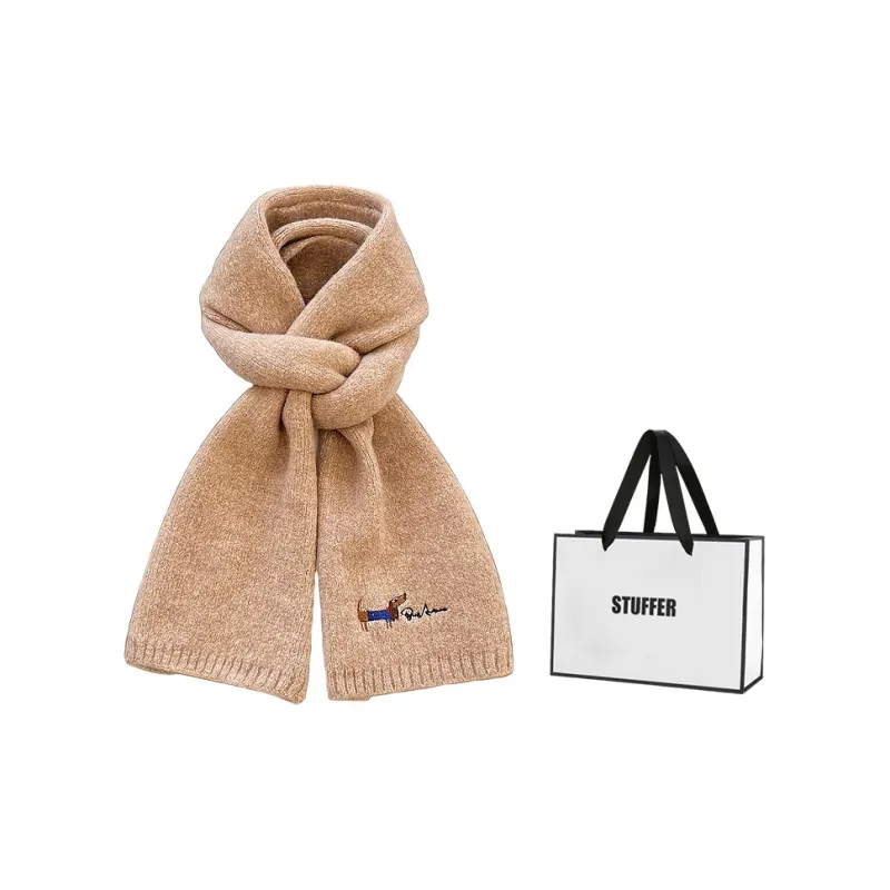 STUFFER Contains Wool Knit Scarves Unisex-2