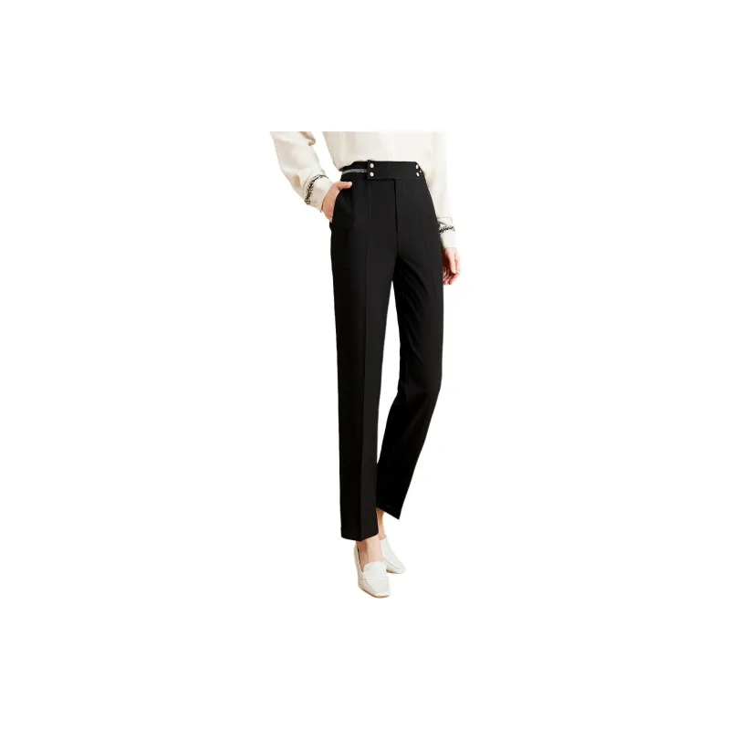 Like The Age Of Water Casual Pants Women's Black-1