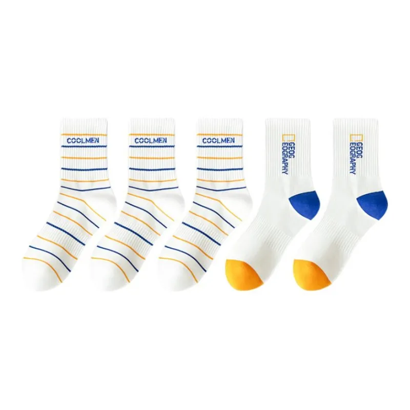 ROBINHOOD Mid Calf Socks Men's 5 Pack-6