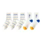 5 Pack (3 Pack Pattern 2 White)