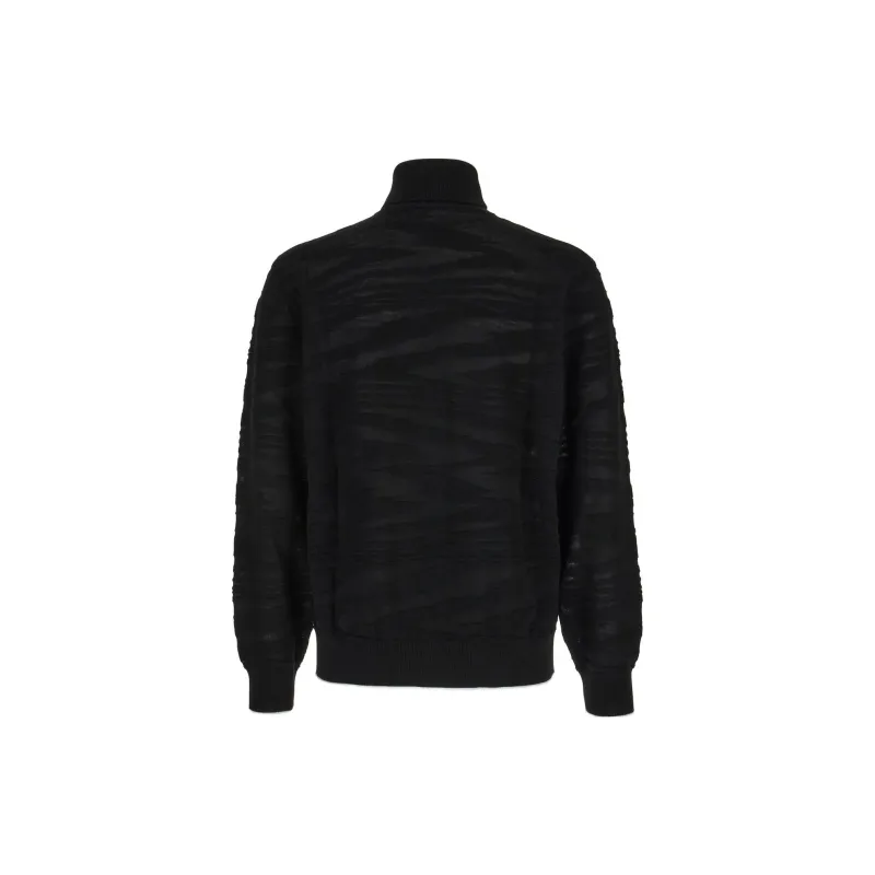 MISSONI Graphic Printed Roll Neck Knitted Jumper-1
