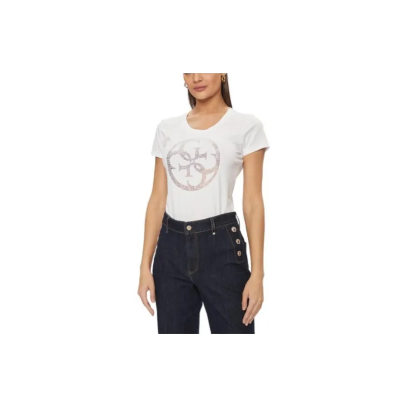 GUESS T-Shirts Women's White-1
