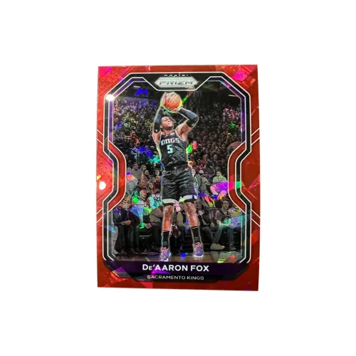 PANINI De'Aaron Fox Kings Core Prizm Collection Red Crush Player Card Rare Card Sports Cards 1 Pc