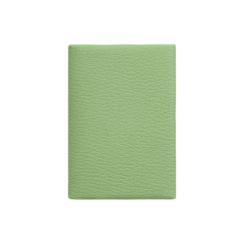 HERMES Calvi Duo Mysore Goat Skin Card Holder Mini Women's 3I Vert Criquet Avocado Green With Cricket Green-0