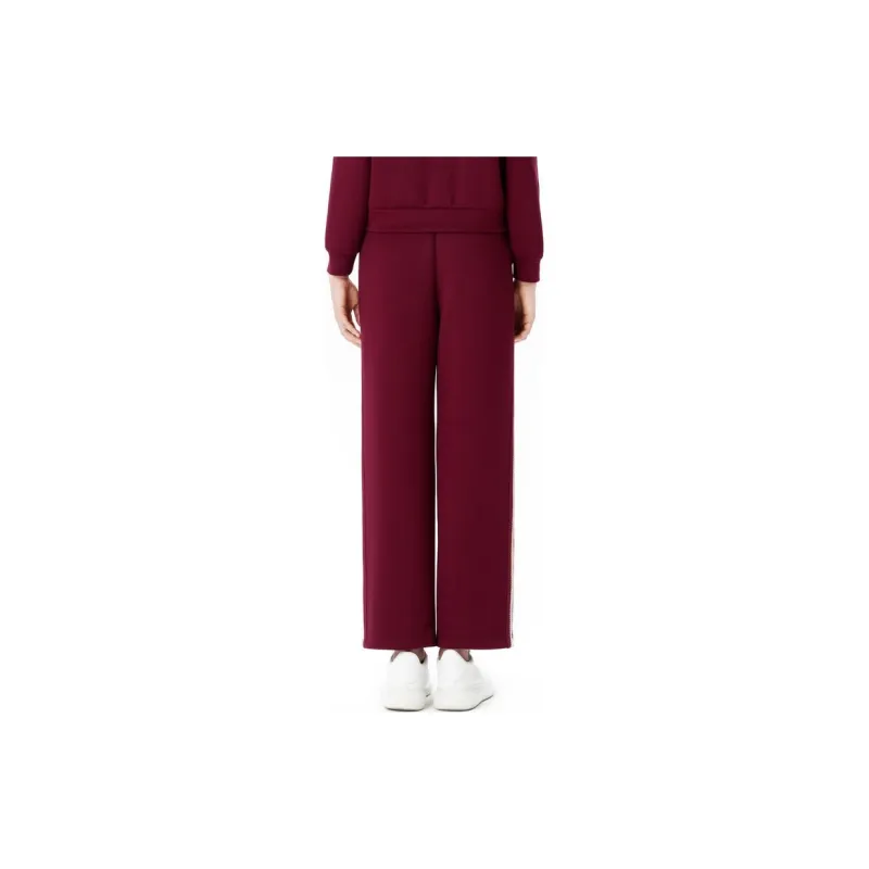 XII BASKET Casual Pants Women's Burgundy-1