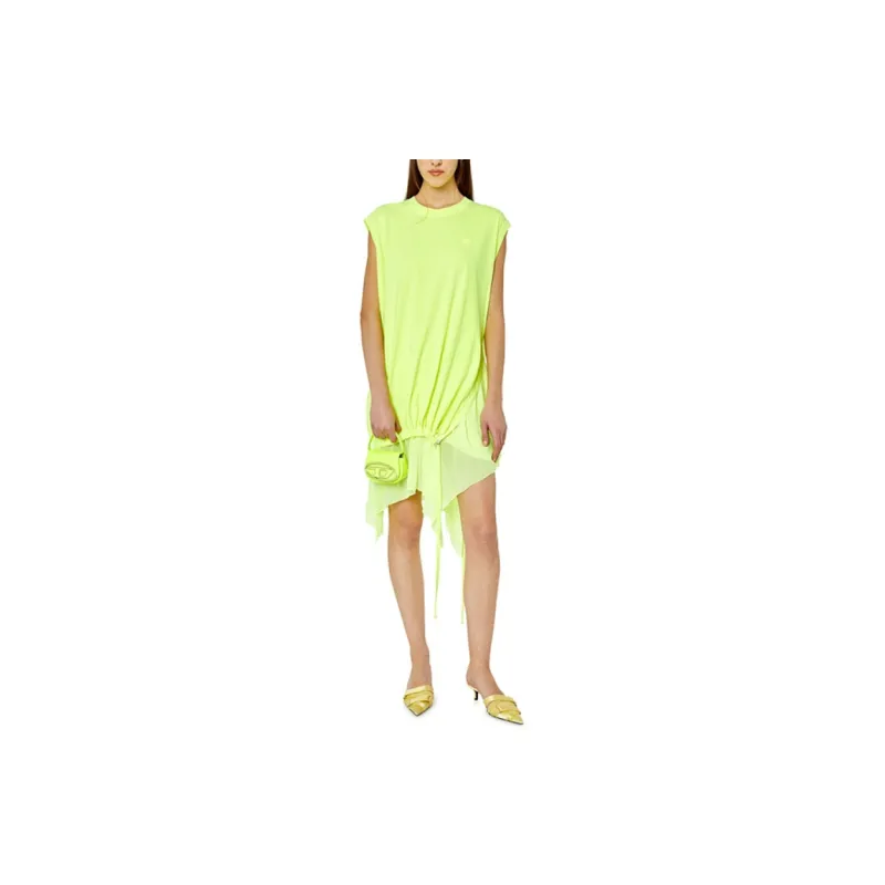 DIESEL Sleeveless Dresses Women's Green-1