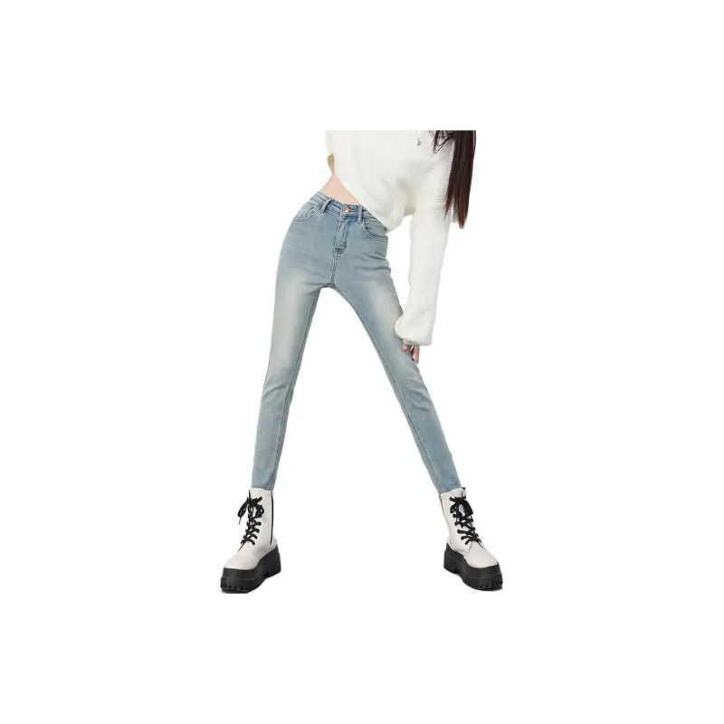 BASIC HOUSE Jeans Women's Misty Blue-3