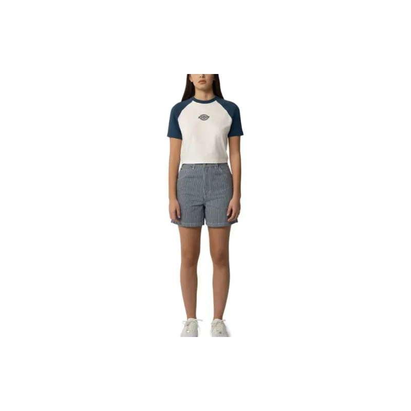 Dickies T-Shirts Women's Air Force Blue-3