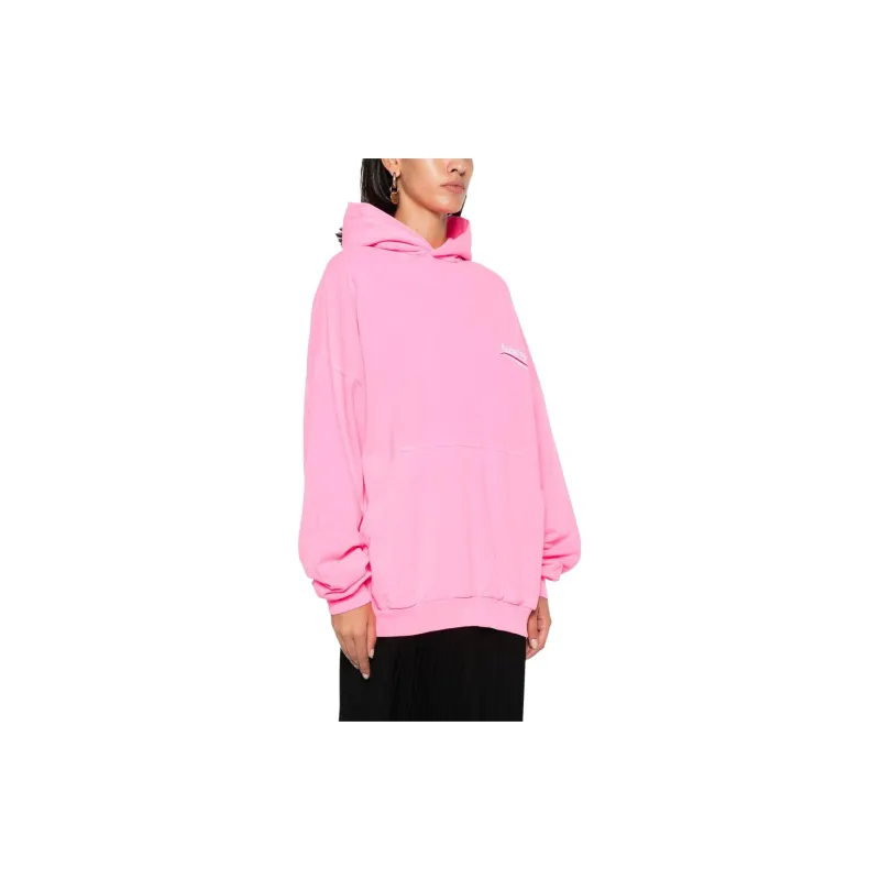 Balenciaga FW23 Sweatshirt Loose Fit Style Women's Pink-3