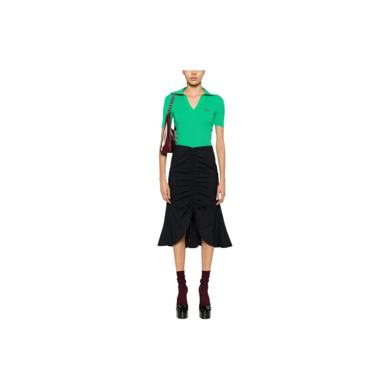 Vivienne Westwood Marina Knitted Polo Shirt-1