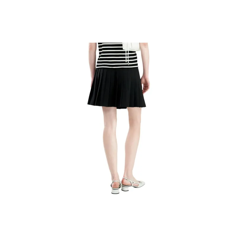 III VIVINIKO Casual Short Skirts Women's Black-1