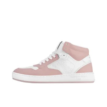 LOUIS VUITTON STADIUM Mid Top Skateboard Shoes Women's Pink
