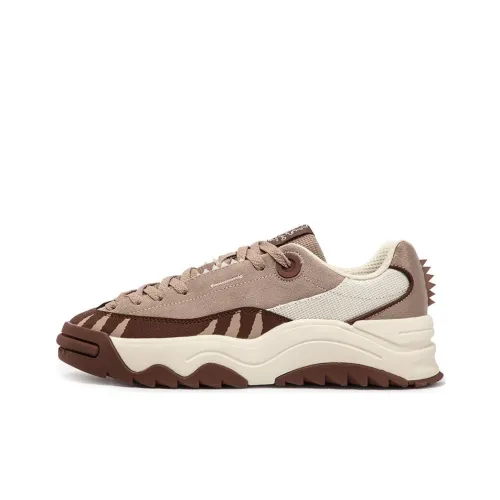 361° Dinosaur Anti Slip Wear Resistant Low Top Casual Shoes Men's Earth Brown